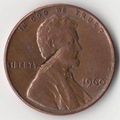 1960-P-Lincoln-Memorial-Cent-Lamination-Error